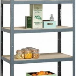 Flash-uitverkoop 🧨 Avasco Opbergrek L Strong - 222cm Hoog - 1400 Kg Draagkracht - 200 Kg Draagkracht Per Plank - Monteren Zonder Schroeven ❤️