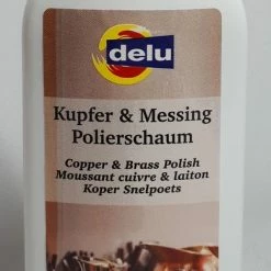 Goedkoop 👍 Delu - Koper En Messing - Snelpoets - Lange Glansbescherming - 150 Ml - Ruikt Fris - Een Aanrader !! 🎁
