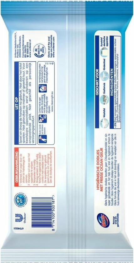 Begroting π Glorix Schoonmaakdoekjes Original Ocean Fresh - 10 X 30 Stuks - Voordeelverpakking π― 3 Begroting π Glorix Schoonmaakdoekjes Original Ocean Fresh - 10 X 30 Stuks - Voordeelverpakking π― - Afbeelding 3