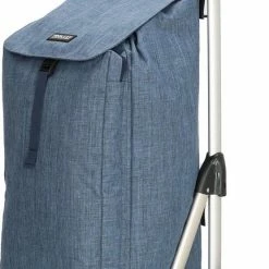 Beste Verkoop 🥰 D&L Boodschappentrolley Inklapbaar Met Koeltas + Kantelbaar Handvat - 👖 Jeans ✨