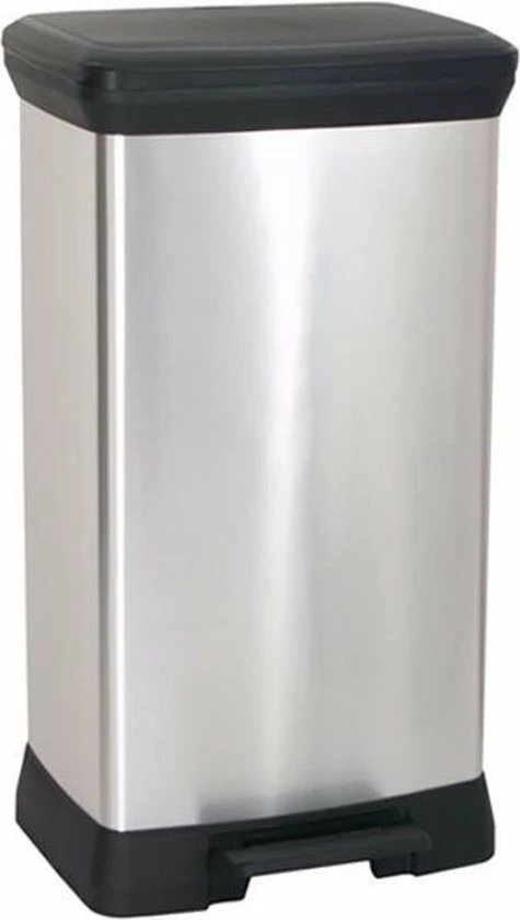 Goedkoop β€οΈ Curver Vuilnisbak Met Pedaal, Plastic, Inhoud: 50L- Zwart / Zilver π 1 Goedkoop β€οΈ Curver Vuilnisbak Met Pedaal, Plastic, Inhoud: 50L- Zwart / Zilver π