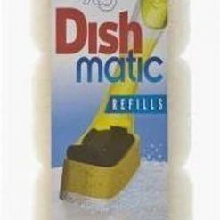 Aanbiedingen 👍 Dishmatic Schuursponsjes Krasvrij Navulling | 3 Stuks |Afwasborstel Met Zeep Dispenser 😍