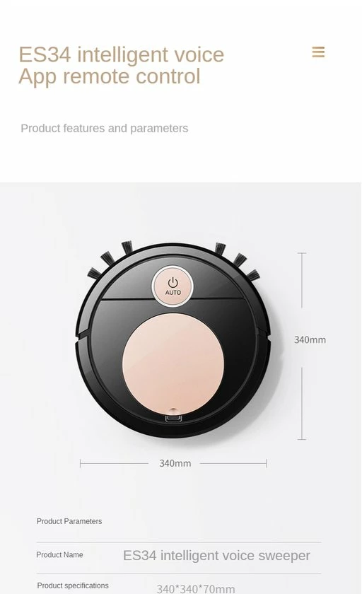 Beste recensies van ๐ THEROB - Smart Robot Stofzuiger Met App. (zwart/zilver) Van € 139,95 Nu TIJDELIJK Voor € 79,95 โญ 3 Beste recensies van ๐ THEROB - Smart Robot Stofzuiger Met App. (zwart/zilver) Van € 139,95 Nu TIJDELIJK Voor € 79,95 โญ - Afbeelding 3