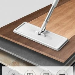 Goedkoopste 🌟 Borvat® | Auto Clean Mop | Dweil | 2 In 1 Dweilsysteem | Voor Alle Vloertypes | 360° Draaibare Kop | Wit | Inc 2 Microvezeldoeken 😀 -Bosch verkoop 534x840