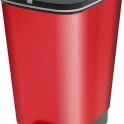 Aanbiedingen 🛒 Kis Pedaalemmer Chic Bin Rood M - 30L 🤩