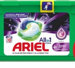 Aanbiedingen 😉 6x Ariel Allin1 Wascapsules + Touch Of Lenor Unstoppables 10 Stuks - (Voordeelverpakking 60 Stuks) 🤩