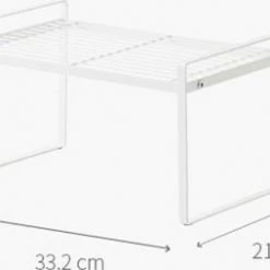 Flash-uitverkoop 🎁 TammaT Keuken Organizers - Aanrecht Organiser - 18*33,2* 21 Cm - Gootsteenkast Organizer - Bureau Organizer - Opbergrek - Kruidenrek - Kast Organizer - Badkamer Organizer 😀 -Bosch verkoop 550x254 1