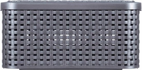 Groothandel π Curver Style Mand S - 6L - Antraciet Met Deksel π 6 Groothandel π Curver Style Mand S - 6L - Antraciet Met Deksel π - Afbeelding 6