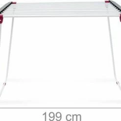 Kopen 😉 Relaxdays Droogrek Staal - Uitschuifbaar Wasrek - H X B X D: Ca. 91 X 63 X 199 Cm - Wit ⭐ -Bosch verkoop 550x281 1