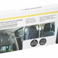 Nieuw 👍 Dunlop Autokledinghanger - Aan Hoofdsteun - Verchroomd Staal - 50 Cm 👍 -Bosch verkoop 550x289 1