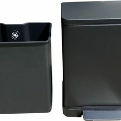 Hete verkoop 😉 4cookz® Utah Pedaal Prullenbak 20L Mat Zwart - Soft-close 🧨 -Bosch verkoop 550x332 2