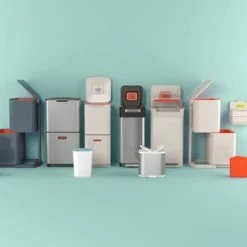 Promo ⭐ Joseph Joseph Intelligent Waste Stack Afvalbakje - Kunststof- 4 L - Stone 👍 -Bosch verkoop 550x334 1