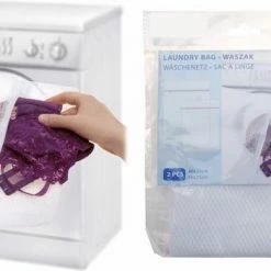 Korting 💯 Merkloos Waszakken Setje 4 Stuks - 40 X 30 Cm En 30 X 25 Cm - Wasnetje/waszakje 🌟
