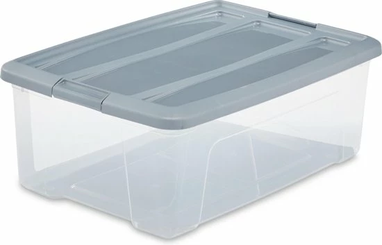 Hete verkoop β IRIS OHYAMA IRIS New Topbox Opbergbox - 30L - Kunststof - Transparant/Zilvergrijs - Set Van 6 π 6 Hete verkoop β IRIS OHYAMA IRIS New Topbox Opbergbox - 30L - Kunststof - Transparant/Zilvergrijs - Set Van 6 π - Afbeelding 6