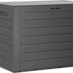 Korting ⌛ Deuba Opbergbox - Antraciet - 190L - 78 X43,8 X 55 Cm - Voor Buiten 🥰