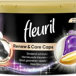 Groothandel 🤩 Fleuril Black Caps - Wasmiddel Capsules - Voordeelverpakking - 8 X 12 Wasbeurten 😀