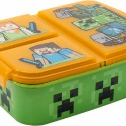 Uitgang 😀 Minecraft - Lunchbox - Broodtrommel - Multi Compartimenten + Incl. Aluminium Drinkbeker Van 400ml 🥰 -Bosch verkoop 550x355 2