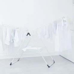 Groothandel 😍 Brabantia Droogrek Inklapbaar T-model - 20 M - White 💯 -Bosch verkoop 550x366 51