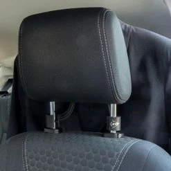 Nieuw 👍 Dunlop Autokledinghanger - Aan Hoofdsteun - Verchroomd Staal - 50 Cm 👍 -Bosch verkoop 550x366 77