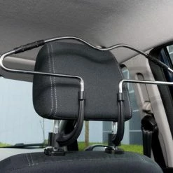 Nieuw 👍 Dunlop Autokledinghanger - Aan Hoofdsteun - Verchroomd Staal - 50 Cm 👍 -Bosch verkoop 550x366 78