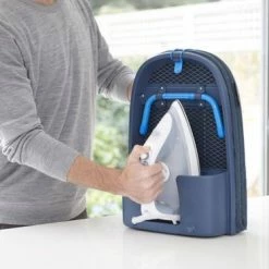 Goedkoop 👍 Joseph Joseph - Pocket - Strijkplank - Opvouwbaar - Ophanghaak - Opbergvak Voor Strijkijzer - Blauw 😍 -Bosch verkoop 550x374 7