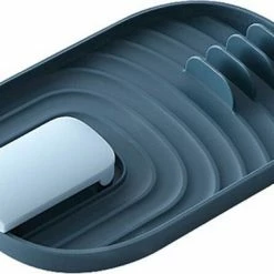 Hete verkoop 😀 Morgiano Spatelhouder Blauw - Lepelhouder Aanrecht - Dekselhouder - Keukengerei Houder - Kookgerei Houder - Pannendekselhouder - Organizer - Blauw 🎉