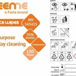 Goedkoop 👍 Schoonmaakdoekjes - Ontsmettingsdoekjes - Desinfectiedoekjes - Desinfectie Doekjes - KleenMe - Alcohol Doekjes - Alcoholdoekjes - Allesreiniger Zachte Antibacteriële Alcohol Wipes- 100 Doekjes - Met Dispenser - 70% Alcohol - 185 X 110mm 🔥 -Bosch verkoop 550x388 7