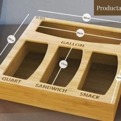 Hete verkoop 🥰 BY JRM Bamboo Lade Organizer En Verdeler Voor Hersluitbare Zakjes - Ladeverdeler - Opbergbakjes ⭐ -Bosch verkoop 550x390 3