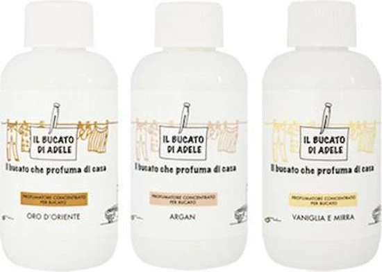 Flash-uitverkoop β€οΈ Il Bucato Di Adele Wasparfum Set 3 Geuren 150ml Oosters Goud, Argan, Vanille & Mirre π 1 Flash-uitverkoop β€οΈ Il Bucato Di Adele Wasparfum Set 3 Geuren 150ml Oosters Goud, Argan, Vanille & Mirre π