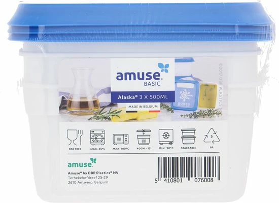 Top 10 𧨠Amuse® | Diepvriesdoos Alaska 500 Ml | 6 Stuks | Bewaardoos π₯ 2 Top 10 𧨠Amuse® | Diepvriesdoos Alaska 500 Ml | 6 Stuks | Bewaardoos π₯ - Afbeelding 2