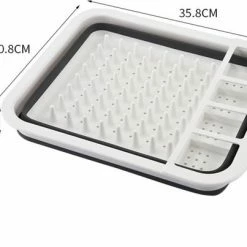 Hete verkoop 😍 Gtrise Inklapbaar Afdruiprek Met Lekbak - Afwasrek - Vaatwasrek - Compact 🎁 -Bosch verkoop 550x403 3