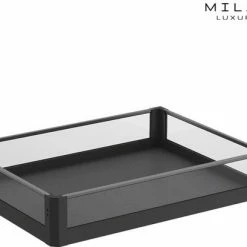 Flash-uitverkoop 😍 Milano Luxurious® Magic Corner - Hoek Keukenkast Organizer- Uitschuiflades - 4 Plateaus, 2 Levels - 48 X 87 X 58 Cm - Deurbreedte 40 Cm – Antraciet 🛒 -Bosch verkoop 550x408 1