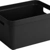 Hete verkoop ⭐ Sunware - Sigma Home Opbergbox 32L Zwart - 44,4 X 34,2 X 24,2 Cm 🎉