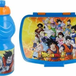 Uitgang 👏 DRAGON BALL Z - Broodtrommel - Lunchbox - Drinkfles - Lunchset 🧨