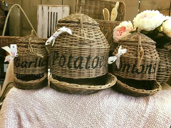 Gloednieuw π₯ Sweet Living Rieten Aardappelmand - Potatoes π 2 Gloednieuw π₯ Sweet Living Rieten Aardappelmand - Potatoes π - Afbeelding 2