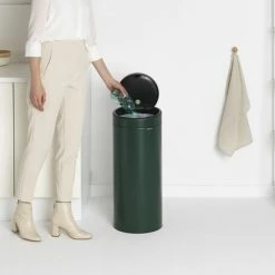 Coupon 🧨 Brabantia Touch Bin Prullenbak - 30 L - Pine Green 🥰 -Bosch verkoop 550x412 33