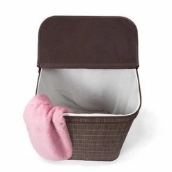 Begroting 🥰 Prohobtools Bamboe Wasmand - Met Extra Waszak Met 2 Vakken - Bruin 😍 -Bosch verkoop 550x412 41