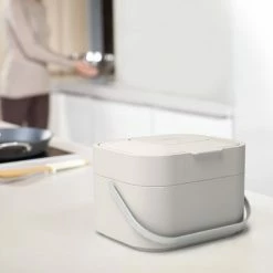 Promo ⭐ Joseph Joseph Intelligent Waste Stack Afvalbakje - Kunststof- 4 L - Stone 👍 -Bosch verkoop 550x412 76