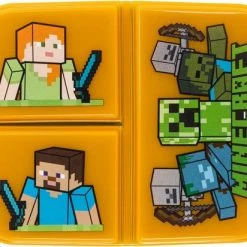 Uitgang 😀 Minecraft - Lunchbox - Broodtrommel - Multi Compartimenten + Incl. Aluminium Drinkbeker Van 400ml 🥰 -Bosch verkoop 550x412 86