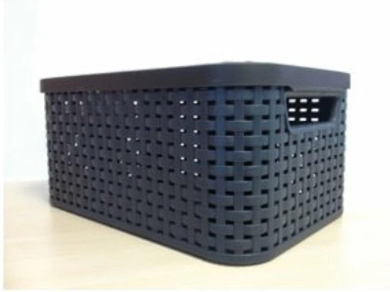 Groothandel π Curver Style Mand S - 6L - Antraciet Met Deksel π 1 Groothandel π Curver Style Mand S - 6L - Antraciet Met Deksel π