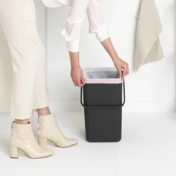 Hete verkoop 😍 Brabantia Sort & Go Prullenbak - 25 L - Dark Grey ❤️ -Bosch verkoop 550x412 98