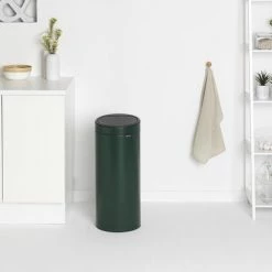 Coupon 🧨 Brabantia Touch Bin Prullenbak - 30 L - Pine Green 🥰 -Bosch verkoop 550x413
