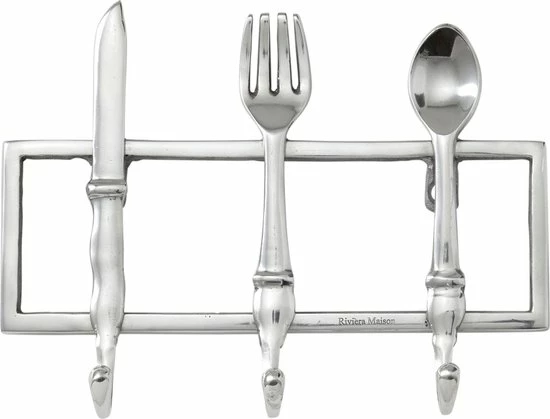 Promo βοΈ Riviera Maison Handdoekhaakjes - Kitchen Cutlery Hook - Zilver π₯ 6 Promo βοΈ Riviera Maison Handdoekhaakjes - Kitchen Cutlery Hook - Zilver π₯ - Afbeelding 6