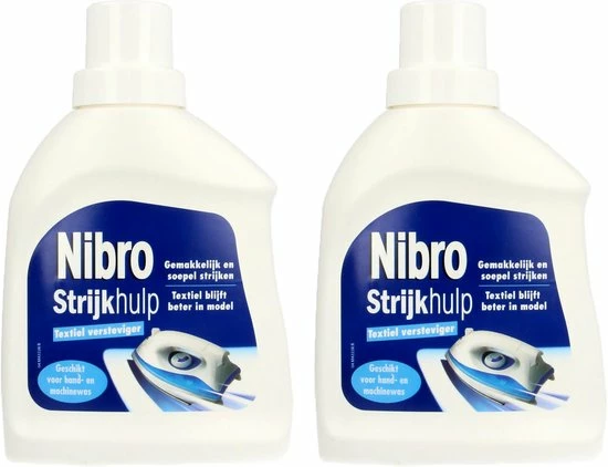Beste Verkoop π Nibro Strijkhulp Gemakkelijk En Soepel Strijken Textiel Blijft Beter In Model 2x500ml βοΈ 1 Beste Verkoop π Nibro Strijkhulp Gemakkelijk En Soepel Strijken Textiel Blijft Beter In Model 2x500ml βοΈ