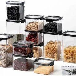 Coupon 💯 Jevaza Voedsel Bewaardozen Set - Opbergdoosjes - 6 Stuks Set - Luchtdicht - Voorraadbussen - Bewaardozen Voedsel - Keukenaccessoires - Opbergen - Voedsel 🎁 -Bosch verkoop 550x423 6