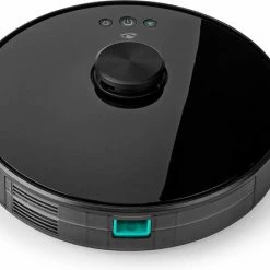 Korting 🛒 Nedis Robotstofzuiger Laser Navigatie | Wi-Fi | Capaciteit 0.6 L | Gebruiksduur: 120 Min | Android™/IOS 👍