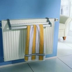 Beste Verkoop 👏 Merkloos Ruimtebesparend Droogrek - Aluminium, Kunststof - 5 X 60-105 X 14 Cm 🧨