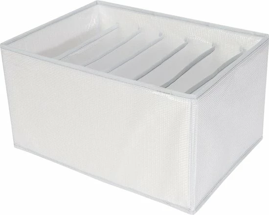 Uitgang βοΈ Flokoo Kleding Organizer - 3 Stuks - Wit/Wit - Opberger Voor Broeken, T-shirts, Overhemden En Topjes π 2 Uitgang βοΈ Flokoo Kleding Organizer - 3 Stuks - Wit/Wit - Opberger Voor Broeken, T-shirts, Overhemden En Topjes π - Afbeelding 2