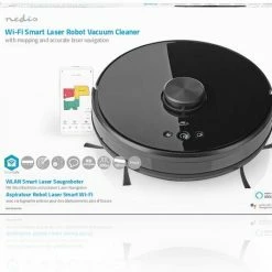 Korting 🛒 Nedis Robotstofzuiger Laser Navigatie | Wi-Fi | Capaciteit 0.6 L | Gebruiksduur: 120 Min | Android™/IOS 👍 -Bosch verkoop 550x452 1