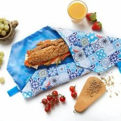 Goedkoop ✨ Roll'Eat Boc'n'Roll Foodwrap - Patchwork Blauw 💯 -Bosch verkoop 550x464